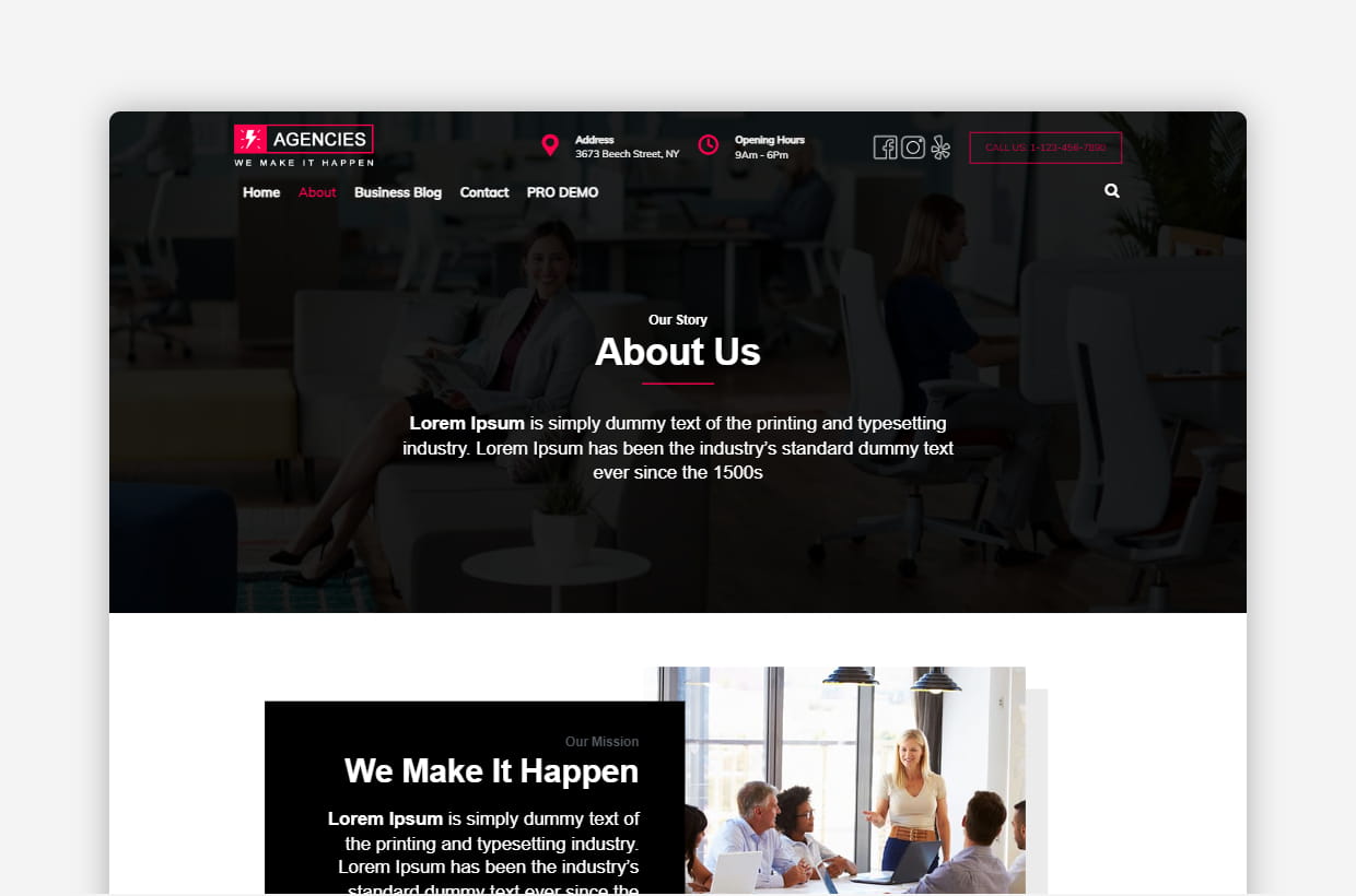 Free Agencies WP Theme