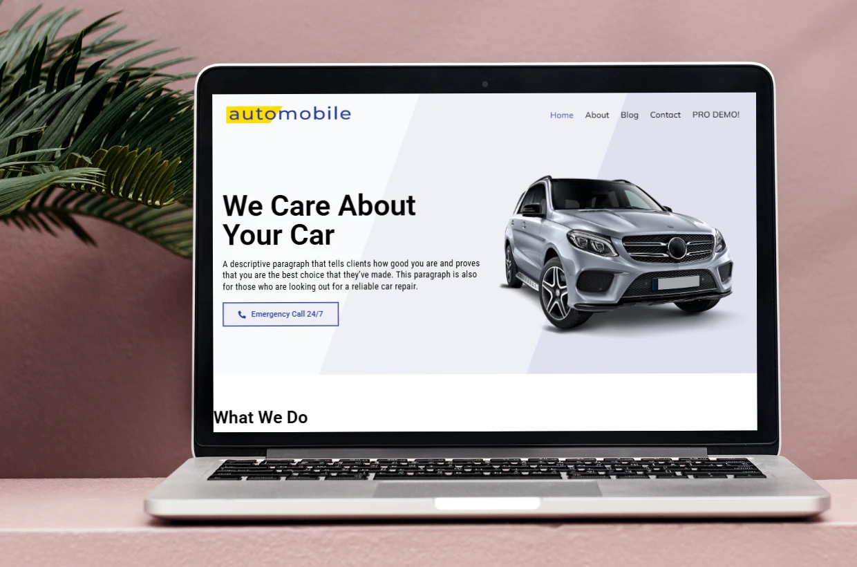 Free Car Dealer WordPress Theme