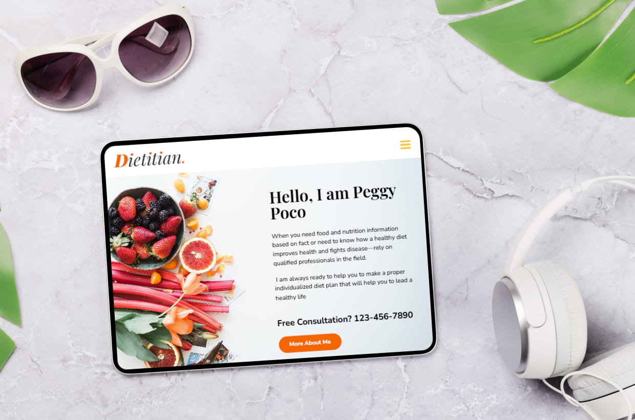 Free Calories WordPress Template