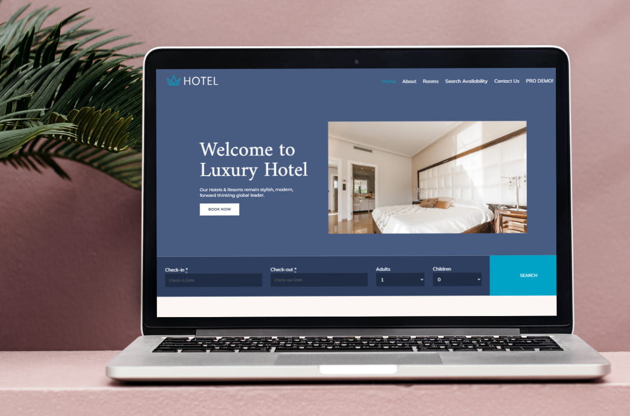 Free Booking WordPress Template