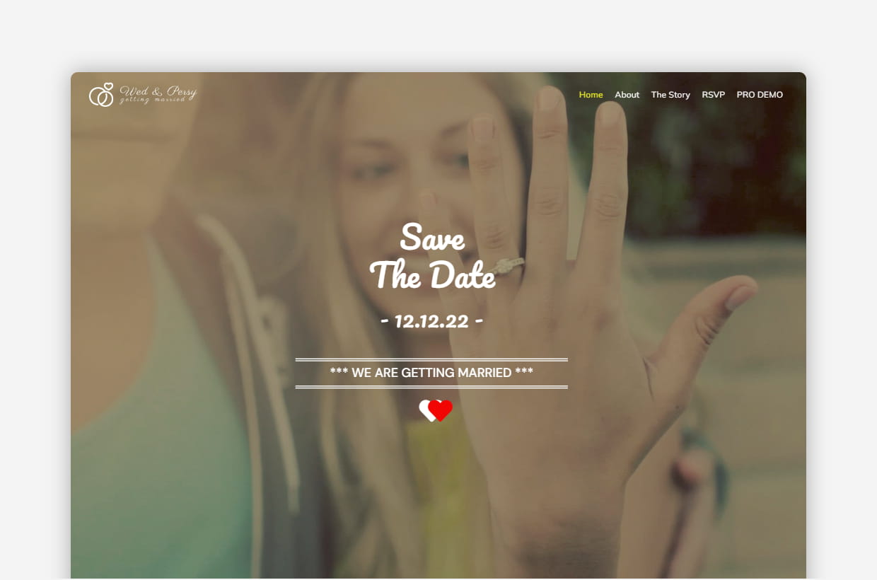 Free Wedding WordPress Theme – Wedding