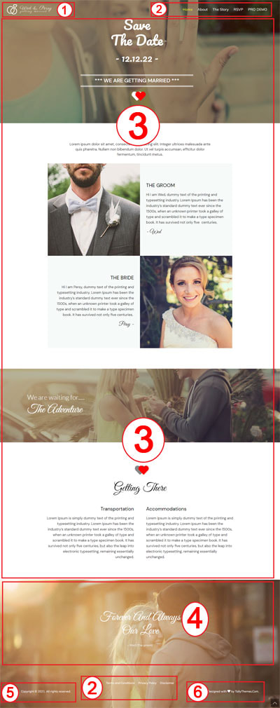 Wedding Free Free WordPress Theme Documentation