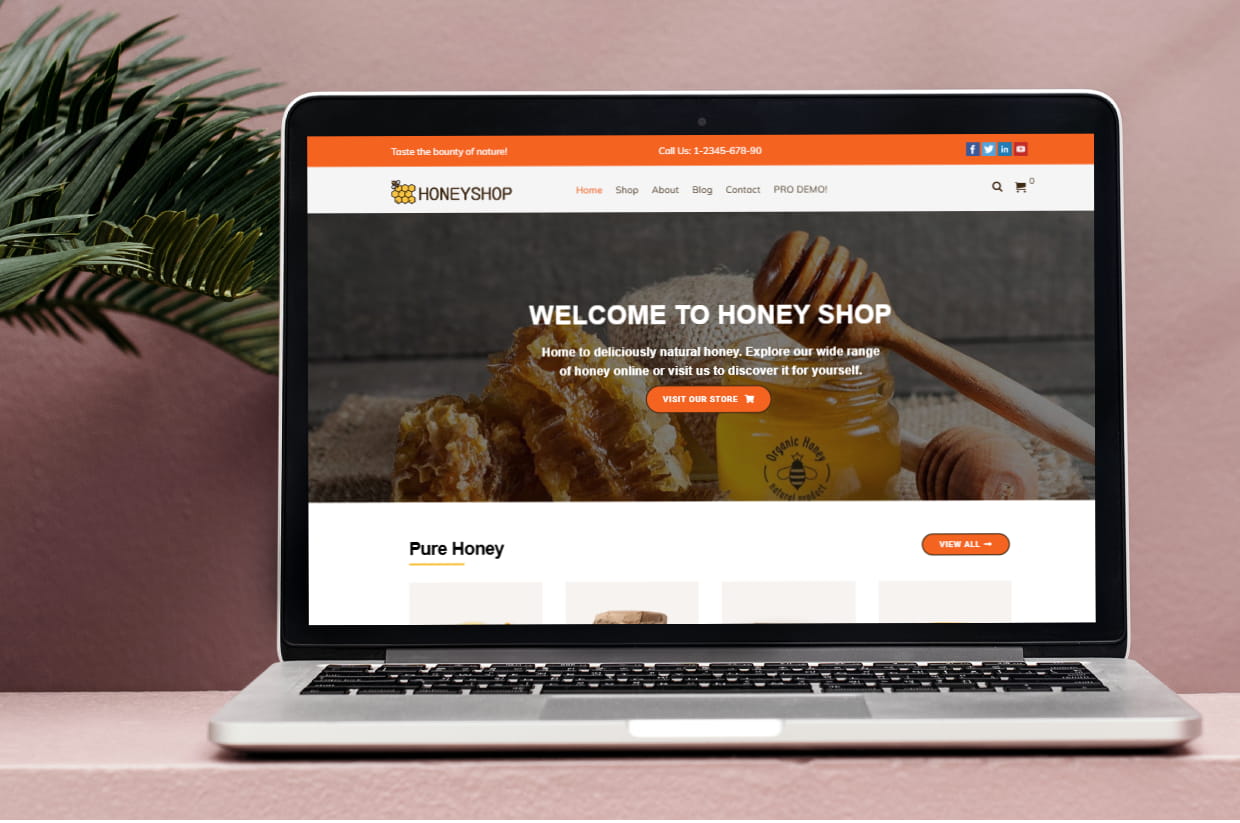 Free Honey WordPress Template