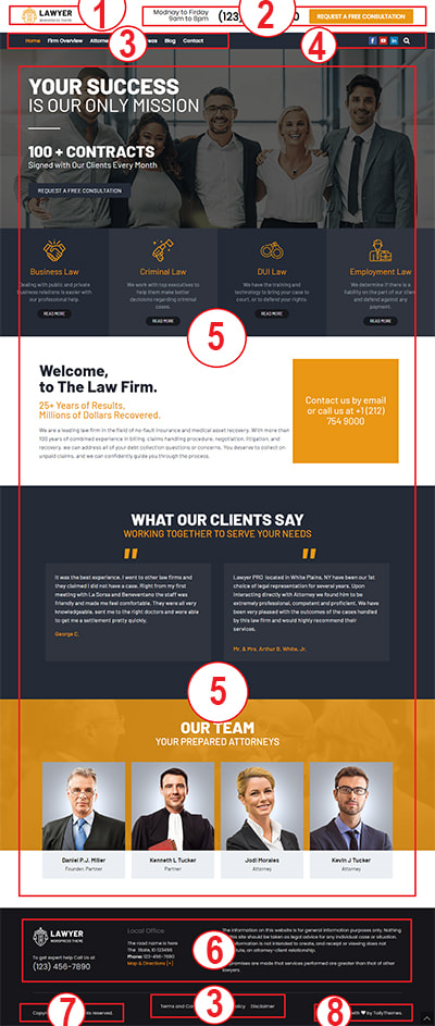 Lawyer Free Free WordPress Theme Documentation