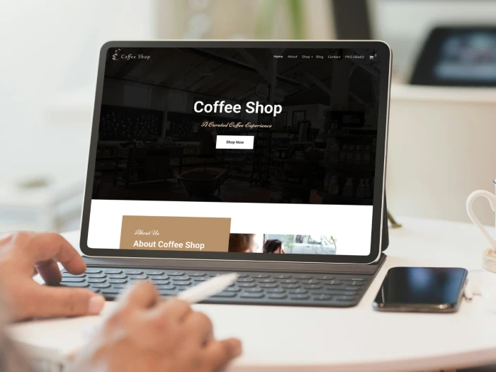 Coffee Shop Free Kajabi Website Theme