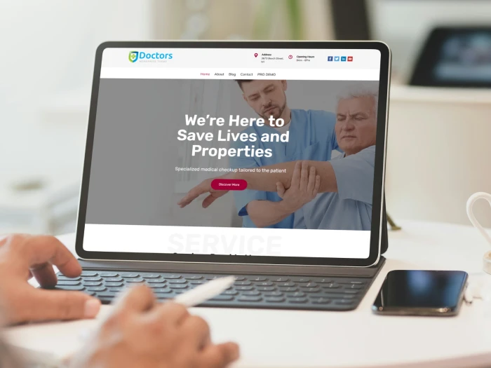 Doctors Free Kajabi Website Theme