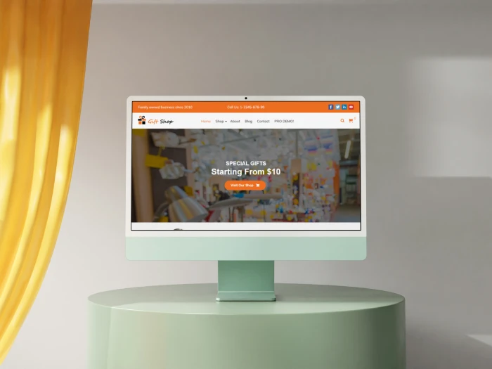 Gift Shop Kajabi Website Theme