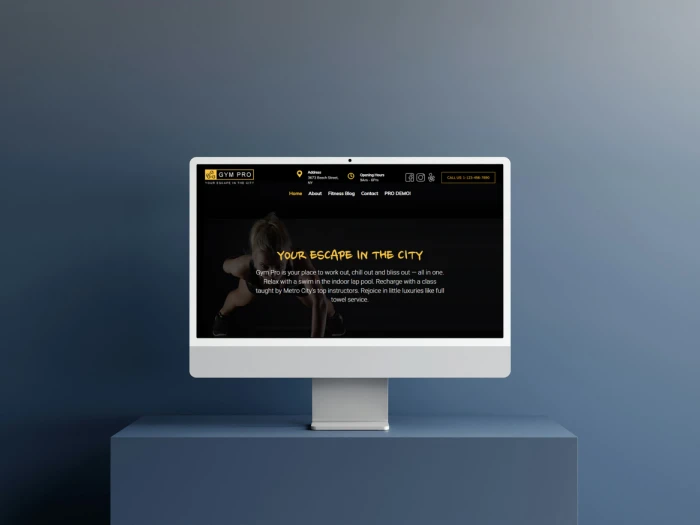 Gym Free Kajabi Website Theme
