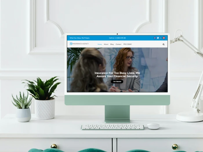 Insurance Agency Now Free Nivora Kajabi Website Theme