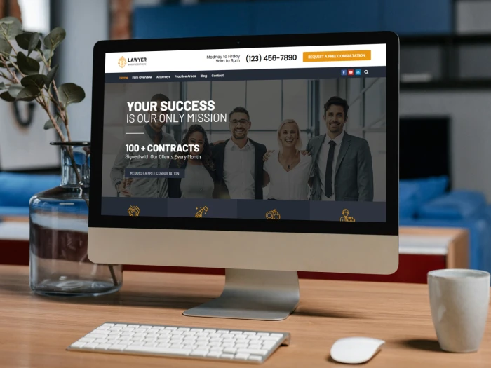 Lawyer Free Kajabi Website Theme