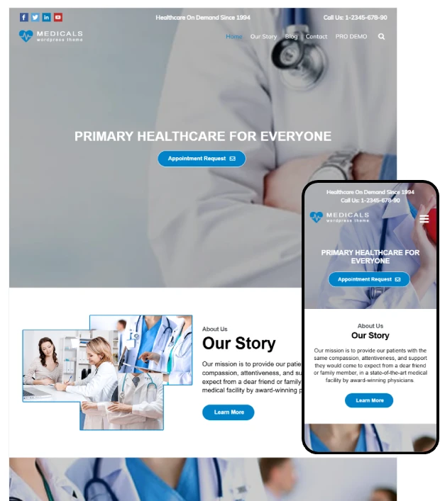Free Medical WordPress Theme – Medicals