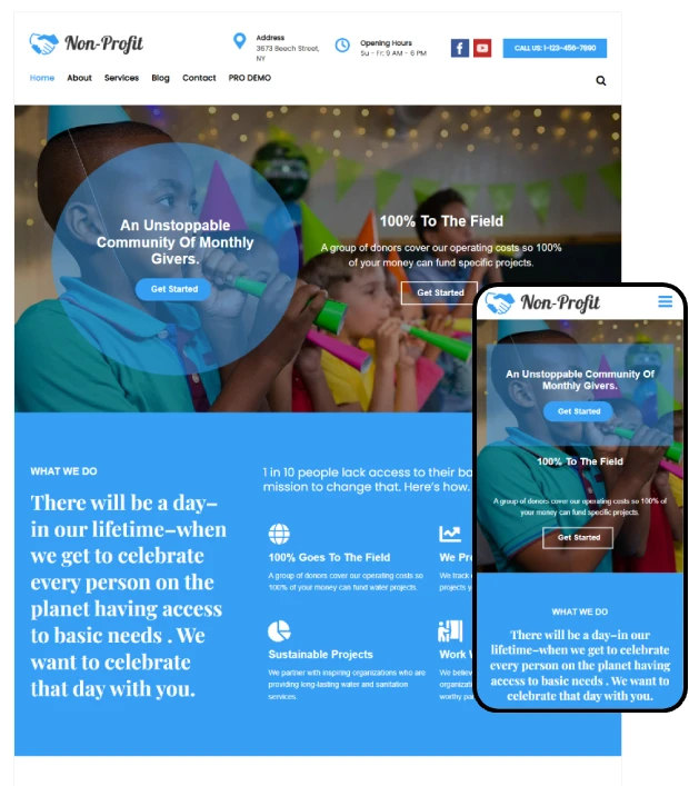 Free Non-Profit WordPress Theme