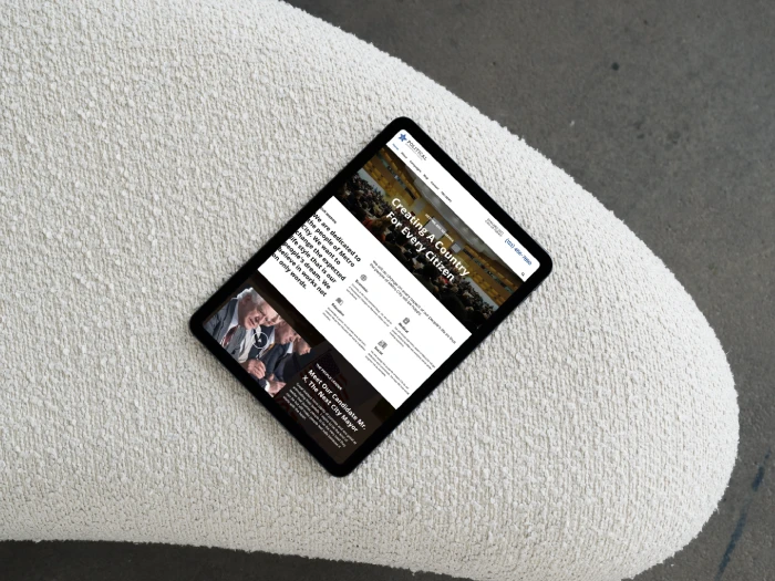 Political Free Nivora Kajabi Website Theme