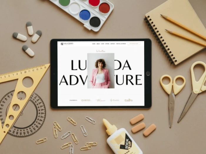 Lucinda Nivora Kajabi Website Theme