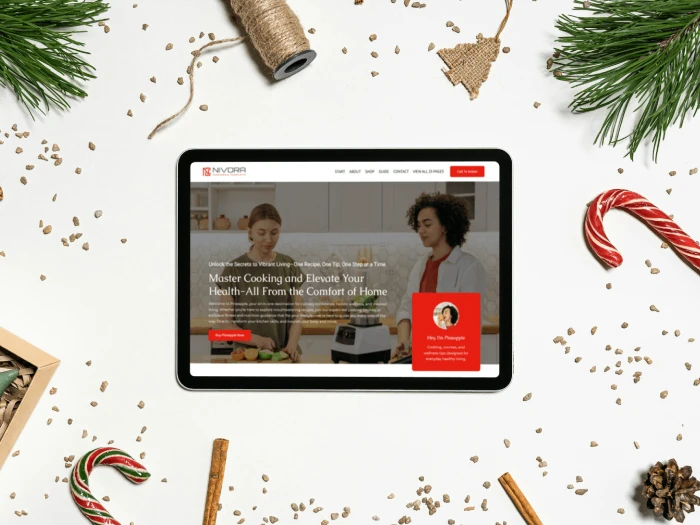 Pineapple Nivora Kajabi Website Theme