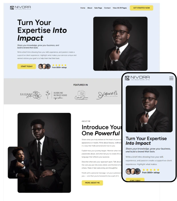 Summit Kajabi Website Template & Funnel Bundle - 29 Pages!