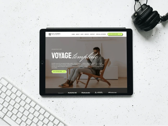 Voyage Nivora Kajabi Website Theme