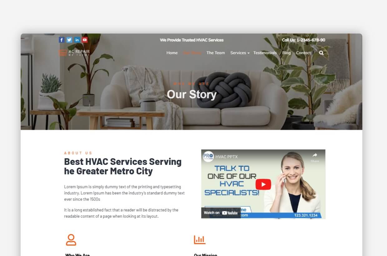 Ac Repair WP Theme