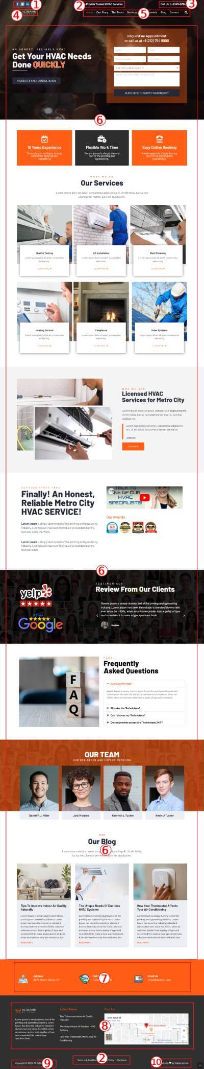 Ac Repair WordPress Theme Documentation