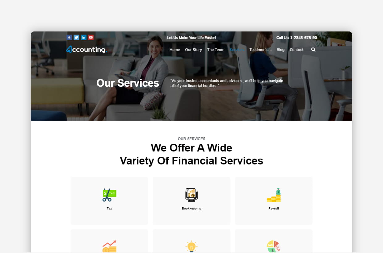 Premium Finance WP Template