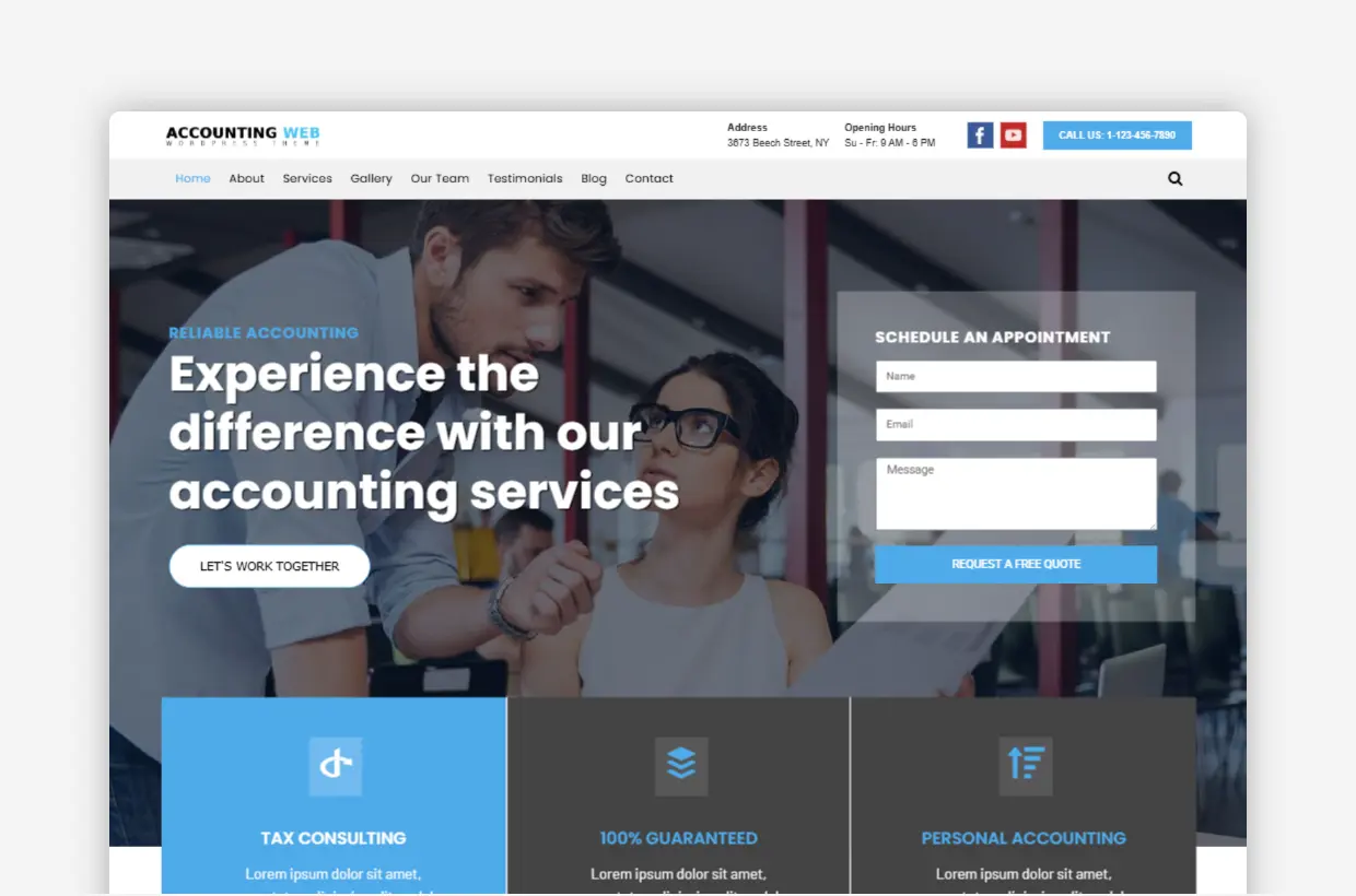 Accountant WordPress Theme - AccountingWeb