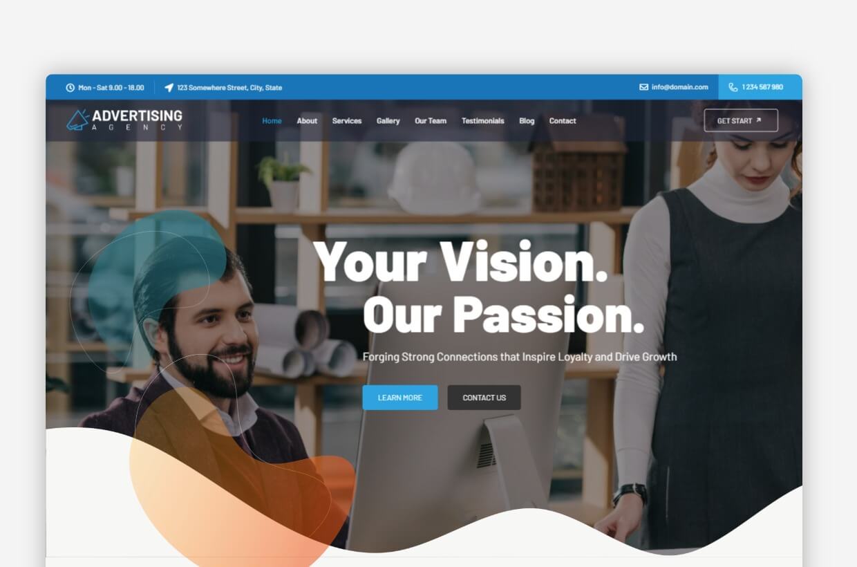 Advertising Agency WordPress Theme