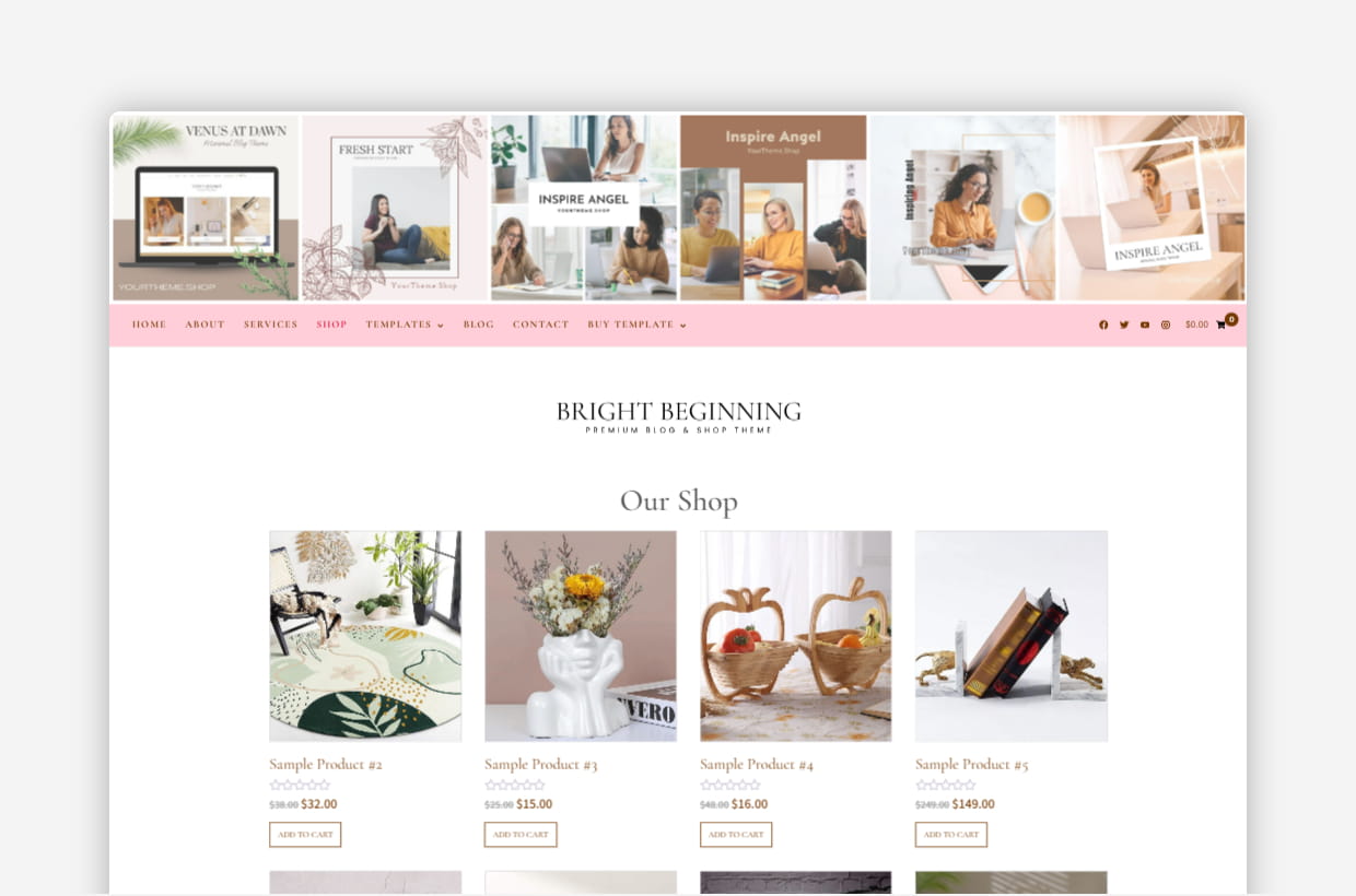 responsive fashion blog wp template