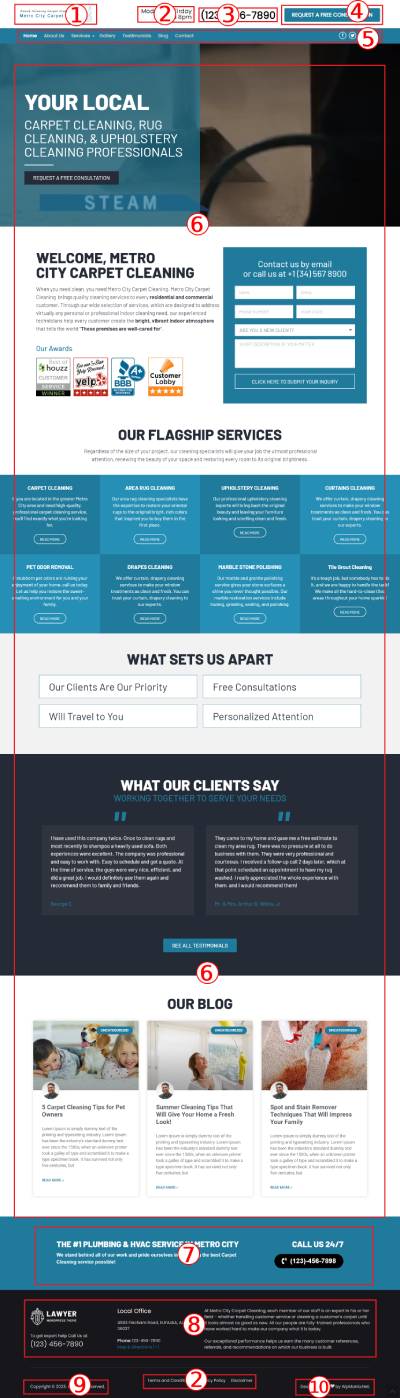 Carpet Cleaner WordPress Theme Documentation