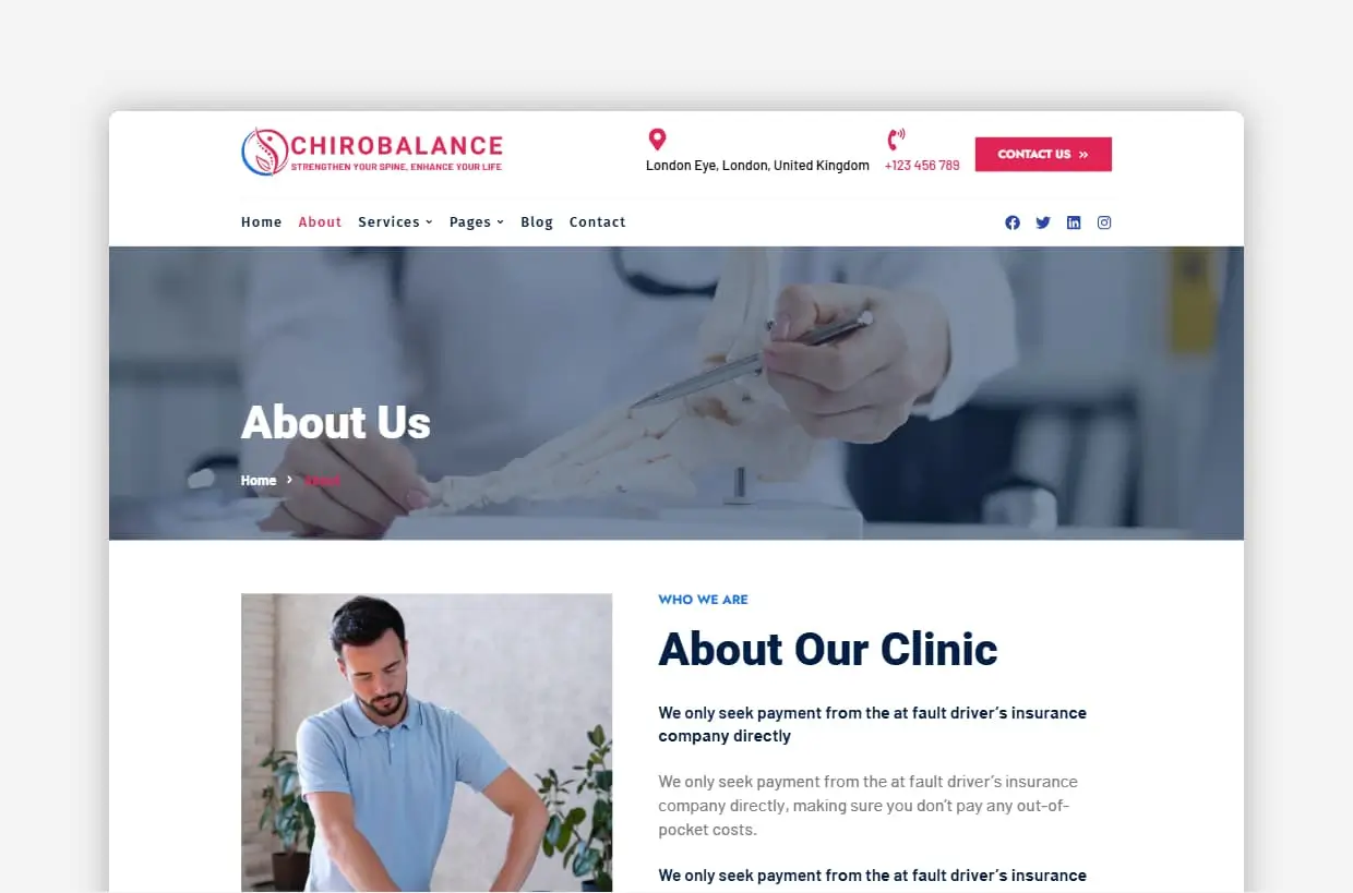 Chiropractic WP Theme