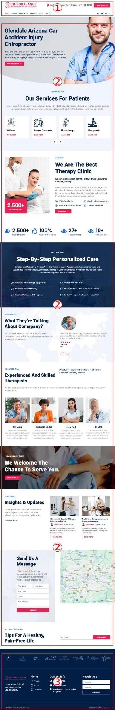 Chirobalance WordPress Theme Documentation
