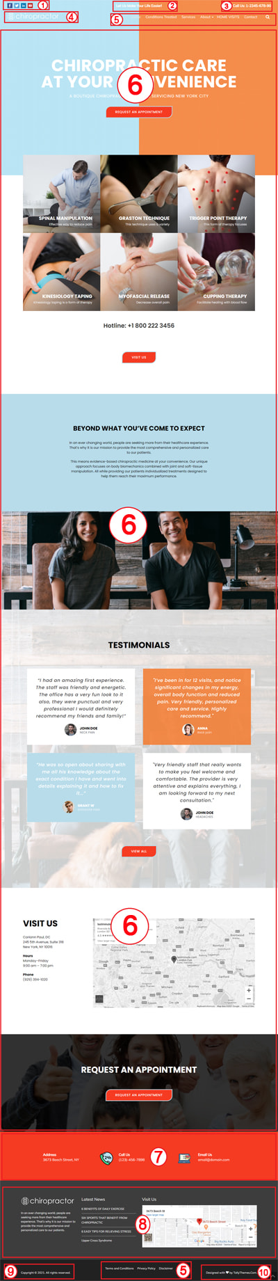 Chiropractor Pro WordPress Theme Documentation