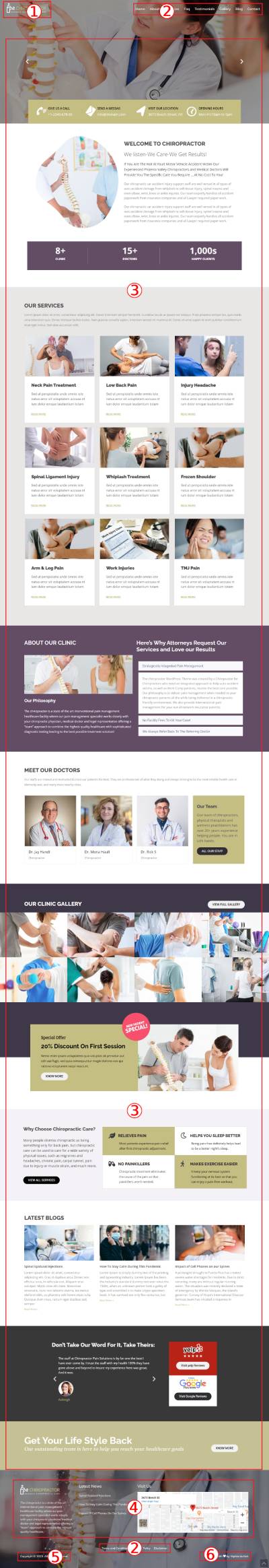 Chiropractor WordPress Theme Documentation