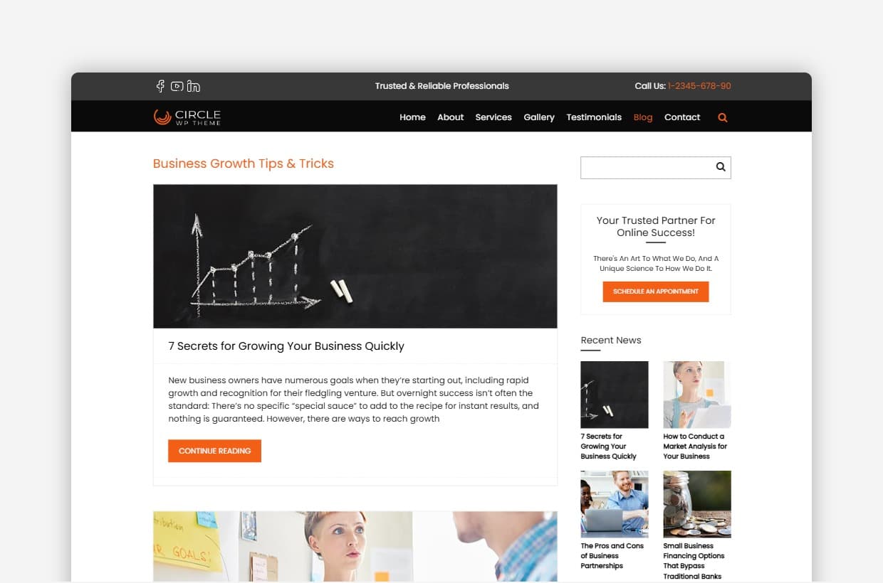 Marketing WordPress Theme