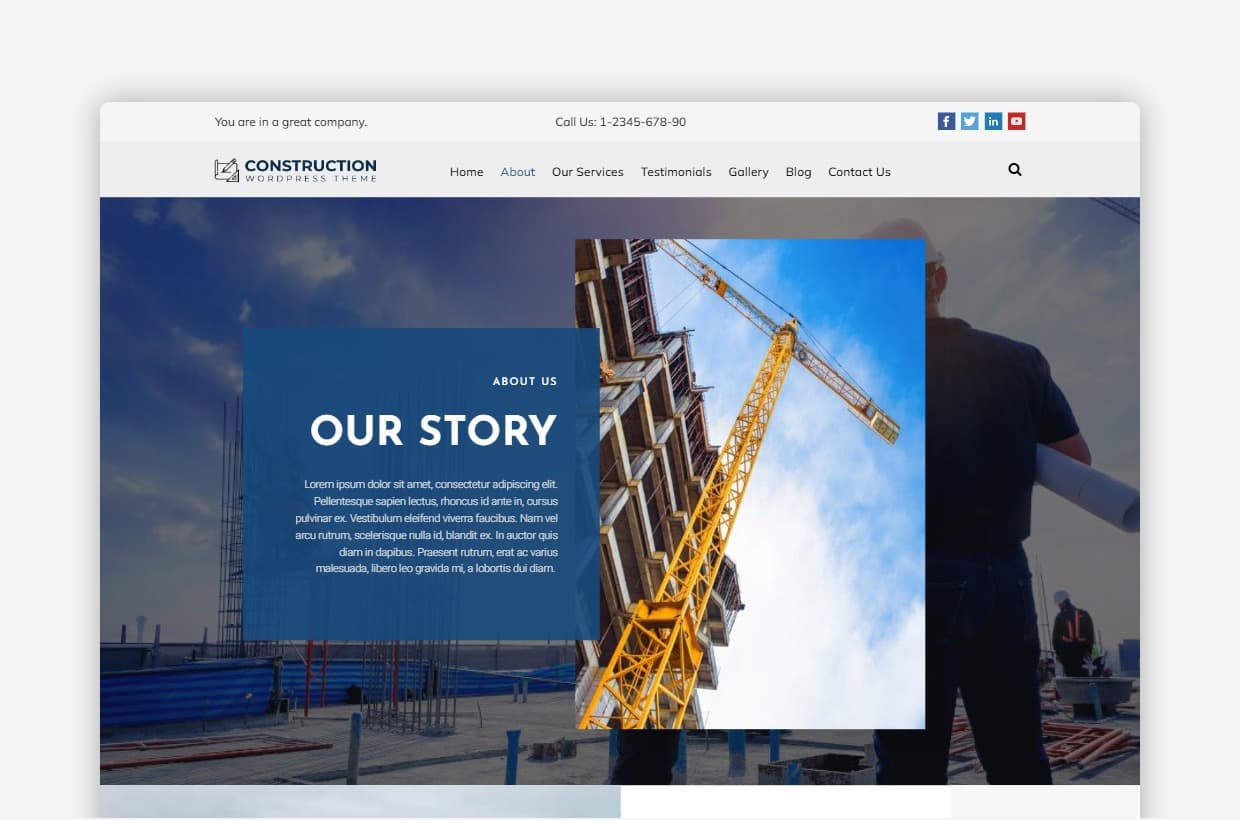 Construction WP Theme