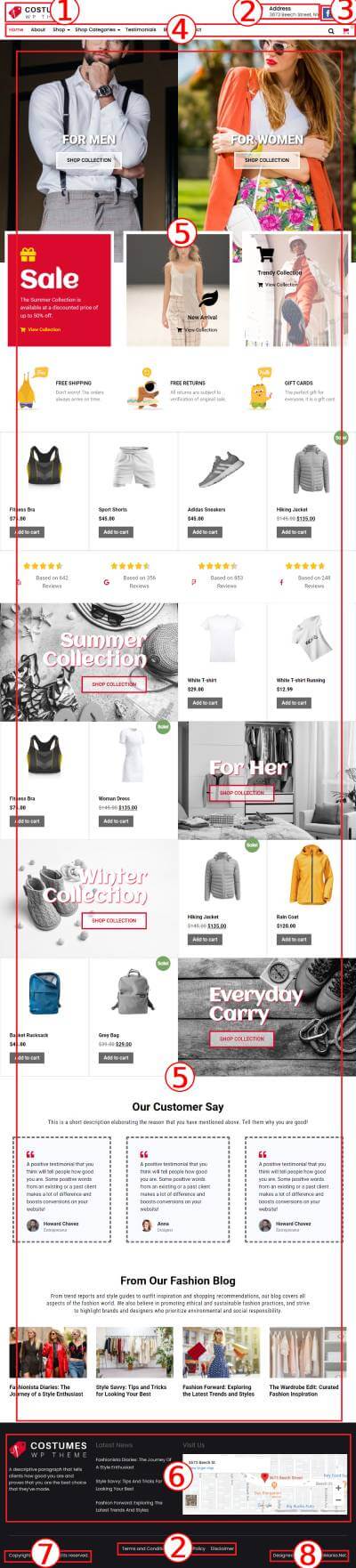 Costumes WordPress Theme Documentation