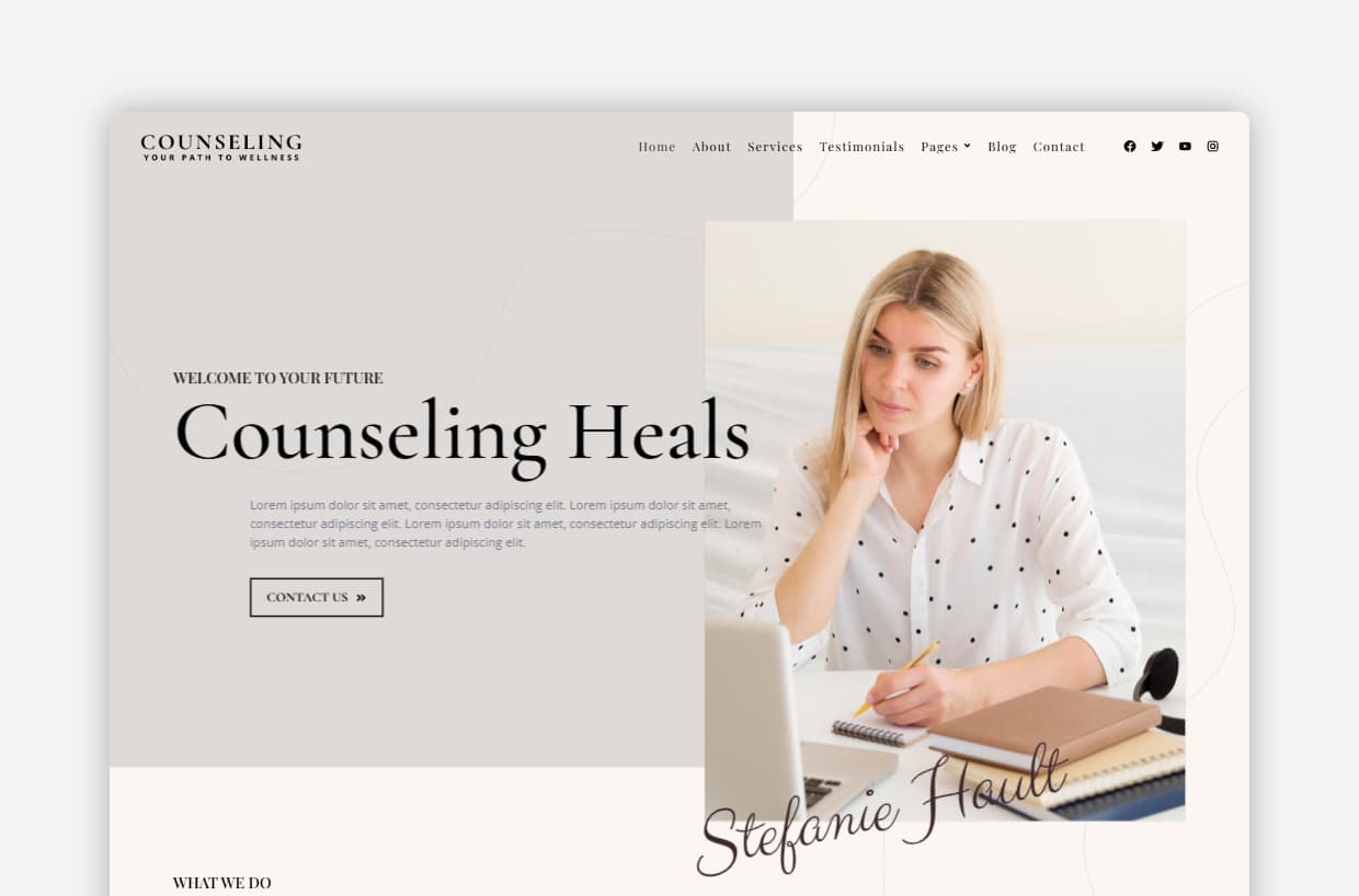 Best Therapy WordPress Theme – Counseling