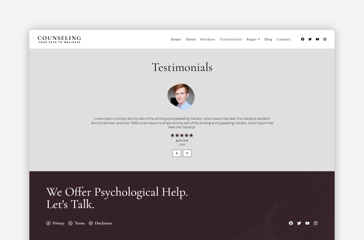 Therapy WP Theme