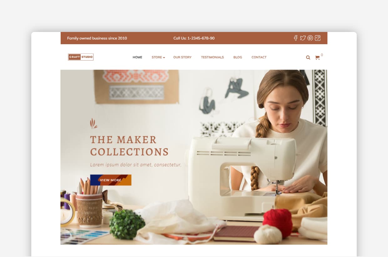 Crafts WordPress Theme