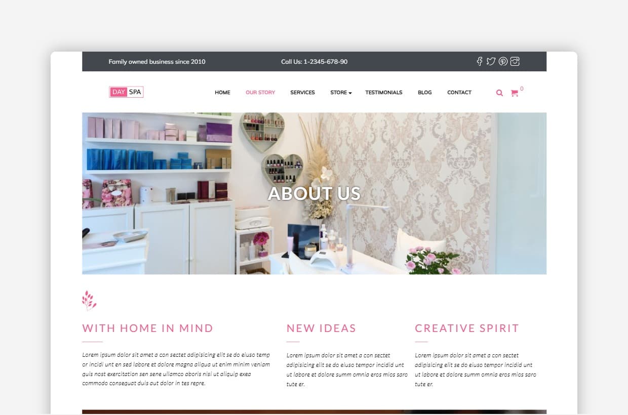 DaySpa WP Theme