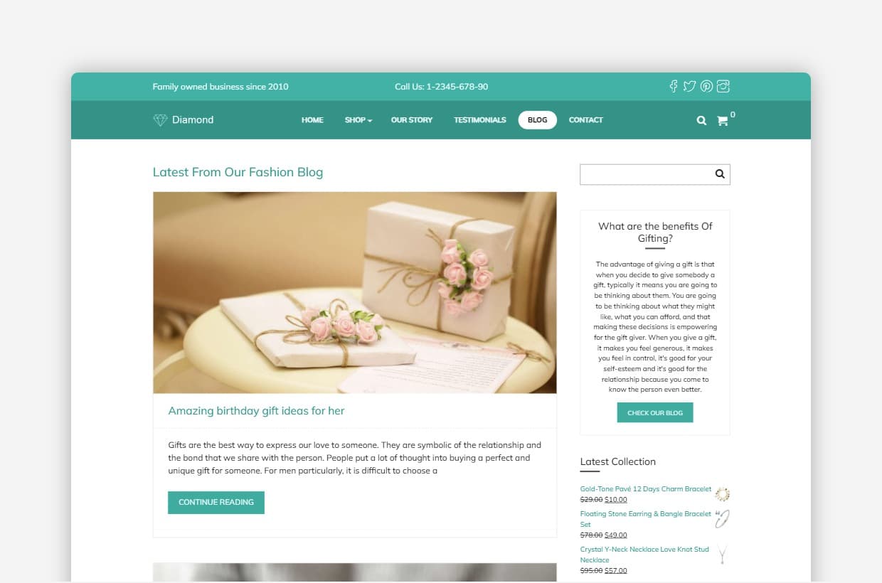 Online Store WordPress Theme