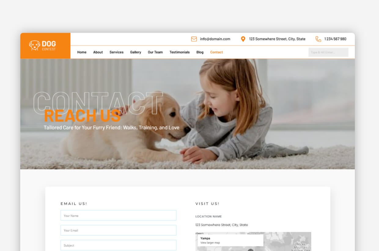 Dog Sitting WP Theme