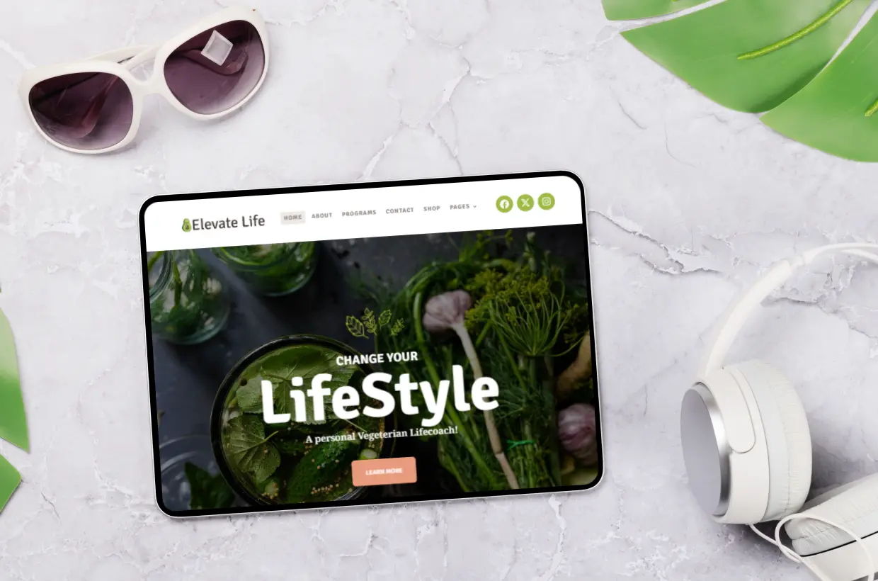 Wellness WP Template