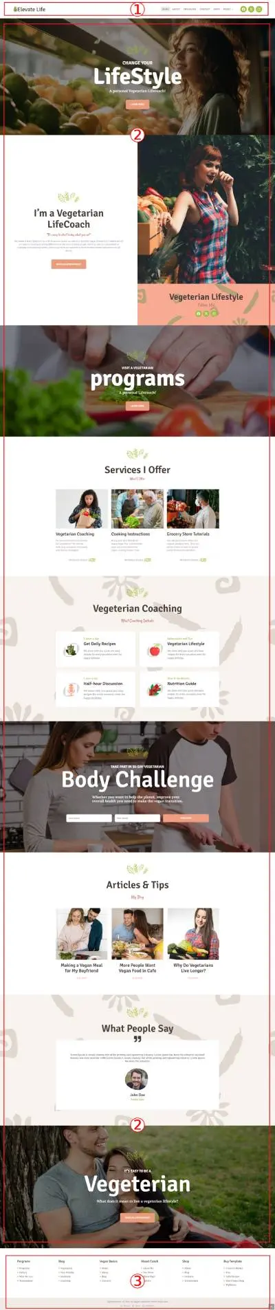 Elevate Life WordPress Theme Documentation