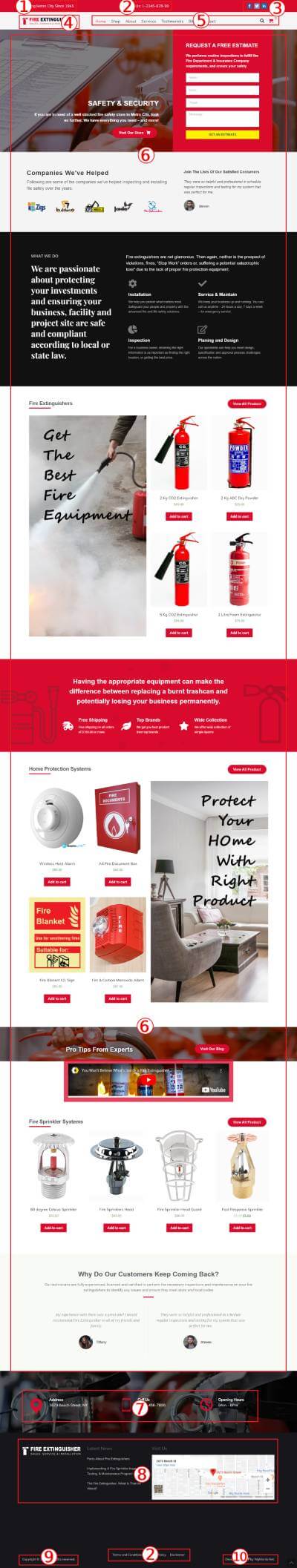 Fire Extinguisher WordPress Theme Documentation