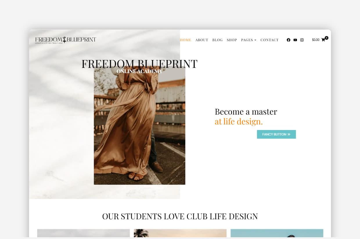 Freedom Blueprint – The Fastest WordPress Blog Theme