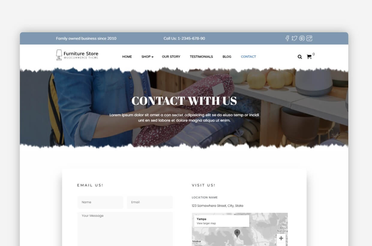 Furniture Store WooCommerce Theme - FurnitureStore