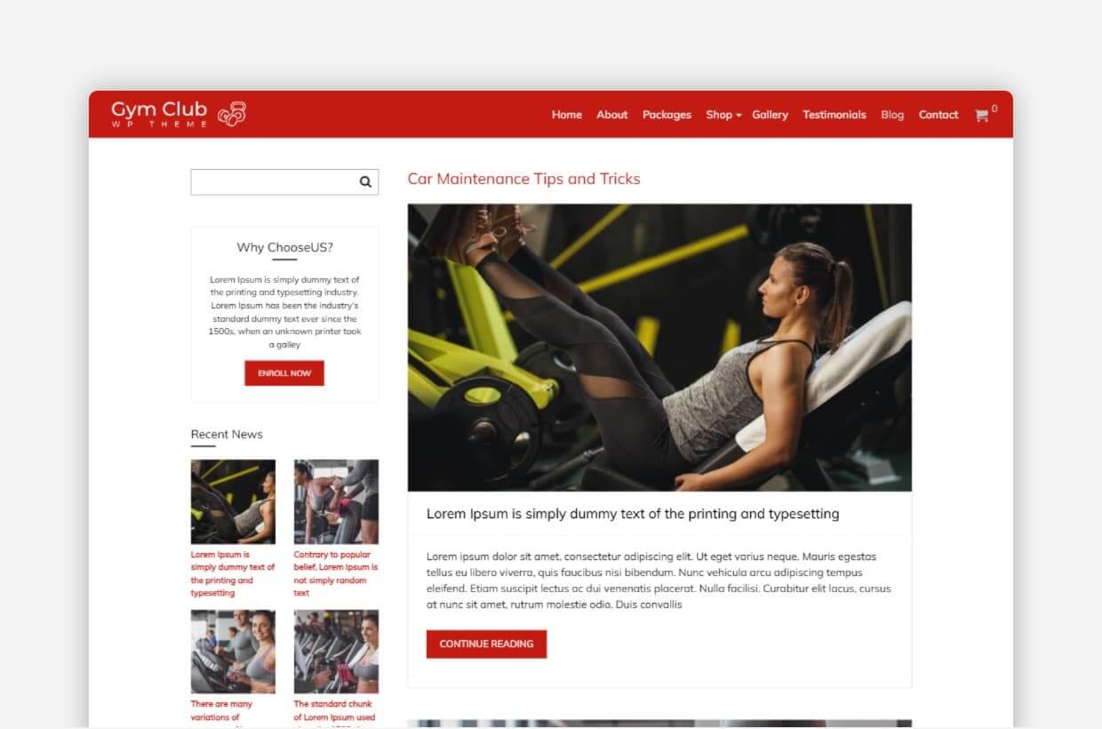 Coach WordPress Theme