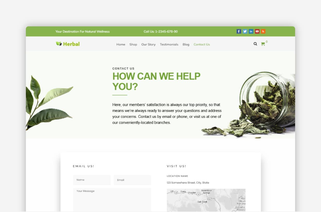 Organic Shop WP Theme