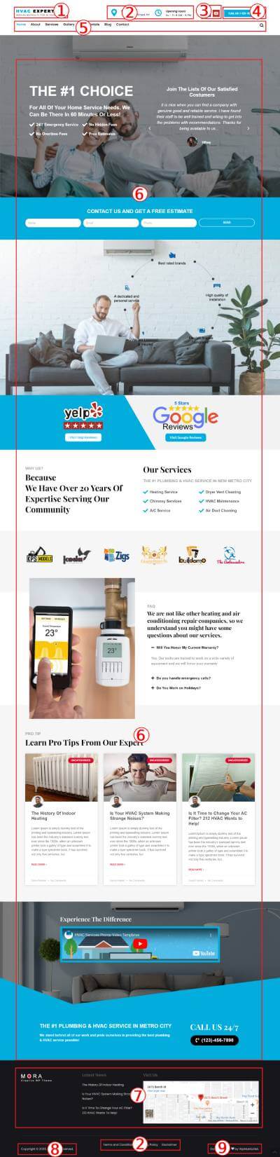HVAC WordPress Theme Documentation