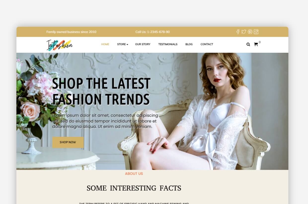 Fashion & Lifestyle WooCommerce WP Theme - inFashion